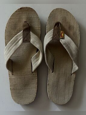 Rainbow Sandals Single Layer Flip Flops
